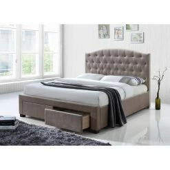 Budget 🔔 King Acme Furniture Denise Upholstered Storage Bed ❤️