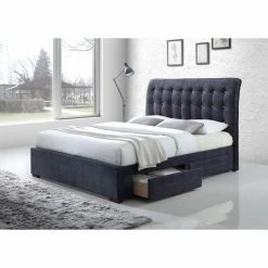 Cheapest ⭐ King Acme Furniture Drorit Upholstered Storage Bed 😀