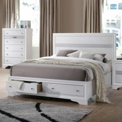 Coupon 🤩 King Acme Furniture Naima Storage Panel Bed 😀