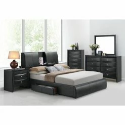 Cheapest 🥰 King Acme Furniture Kofi Platform Bed 🤩