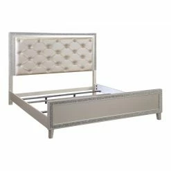 Deals ⭐ Queen Acme Furniture Sliverfluff Panel Bed ✨