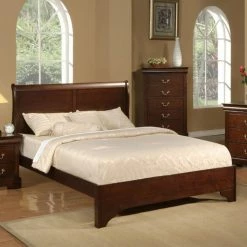 Discount 👍 California King Alpine Furniture West Haven Sleigh Bed ✔️