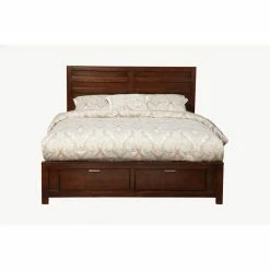 Cheap 👍 California King Alpine Furniture Carmel Storage Platform Bed 😉