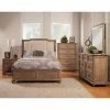 Discount π California King Alpine Furniture Melbourne Upholstered Sleigh Bed - French Truffle π 2 Discount π California King Alpine Furniture Melbourne Upholstered Sleigh Bed - French Truffle π -Beds Shop masterALPE332