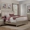 New 🔥 Queen Alpine Furniture Silver Dreams Upholstered Panel Bed 🧨 -Beds Shop masterALPE494