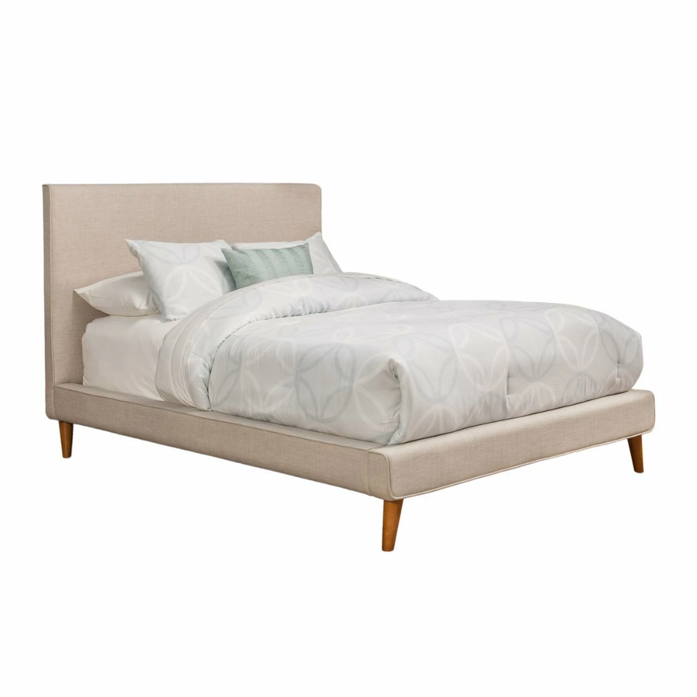 Buy π California King Alpine Furniture Britney Upholstered Platform Bed π 3 Buy π California King Alpine Furniture Britney Upholstered Platform Bed π