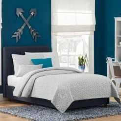 Flash Sale ❤️ Queen DHP Emily Upholstered Platform Bed 🌟
