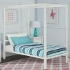 Cheap 🔔 Full/Double DHP Metal Canopy Bed 🎉 -Beds Shop masterAMW1343