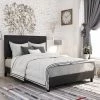 Brand new π€© Full/Double DHP Janford Upholstered Panel Bed β€οΈ 2 Brand new π€© Full/Double DHP Janford Upholstered Panel Bed β€οΈ -Beds Shop masterAMW1491