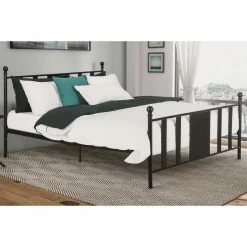 Budget 🥰 Queen DHP Langham Metal Platform Bed ⌛