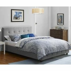 Cheapest π King DHP Rose Upholstered Platform Bed π