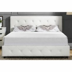 Outlet 😉 King DHP Dakota Tufted Platform Bed 🔥