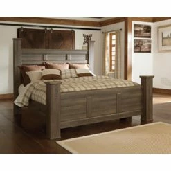 Cheapest ✔️ California King Signature Design By Ashley Juararo Poster Bed ⌛