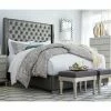 Cheap 🔥 California King Signature Design By Ashley Coralayne Upholstered Low Profile Bed 👍 -Beds Shop masterASHY3245