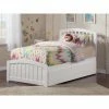 Cheapest 🔔 Full/Double AFI Furnishings Richmond Platform Bed With Matching Foot Board ✔️