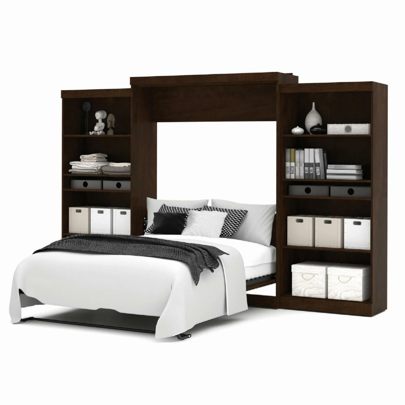 Promo βοΈ Queen Bestar Pur Murphy Wall Bed With Two 5-Shelf Storage Units π― 3 Promo βοΈ Queen Bestar Pur Murphy Wall Bed With Two 5-Shelf Storage Units π―