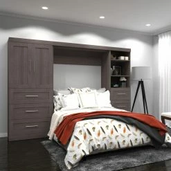 Discount 😍 Queen Bestar Pur IV Storage Unit Murphy Wall Bed 😉