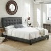 Best Sale 🥰 Queen Pure Posture Brayden Platform Bed 😍 -Beds Shop masterBSS428
