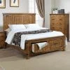 Best Sale 🔥 Queen Coaster Furniture Brenner Storage Bed 🎁 -Beds Shop masterCOA3565
