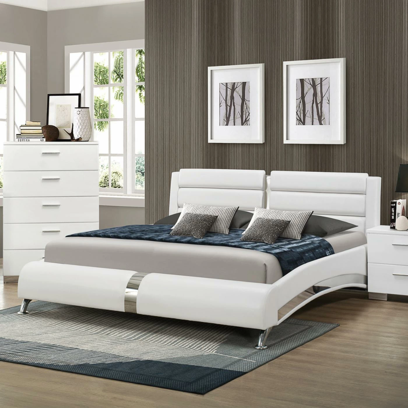 Best Sale π₯° California King Coaster Furniture Felicity Upholstered Panel Queen Bed π 3 Best Sale π₯° California King Coaster Furniture Felicity Upholstered Panel Queen Bed π