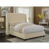 Deals 😀 California King Coaster Furniture Pissarro Upholstered Panel Bed 👏 -Beds Shop masterCOA4959
