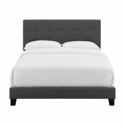 Budget 👍 King Modway Amira Upholstered Panel Bed ✨