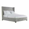 Buy 🎉 Queen Picket House Furnishings Fiona Upholstered Storage Platform Bed 🧨 -Beds Shop masterELET1175