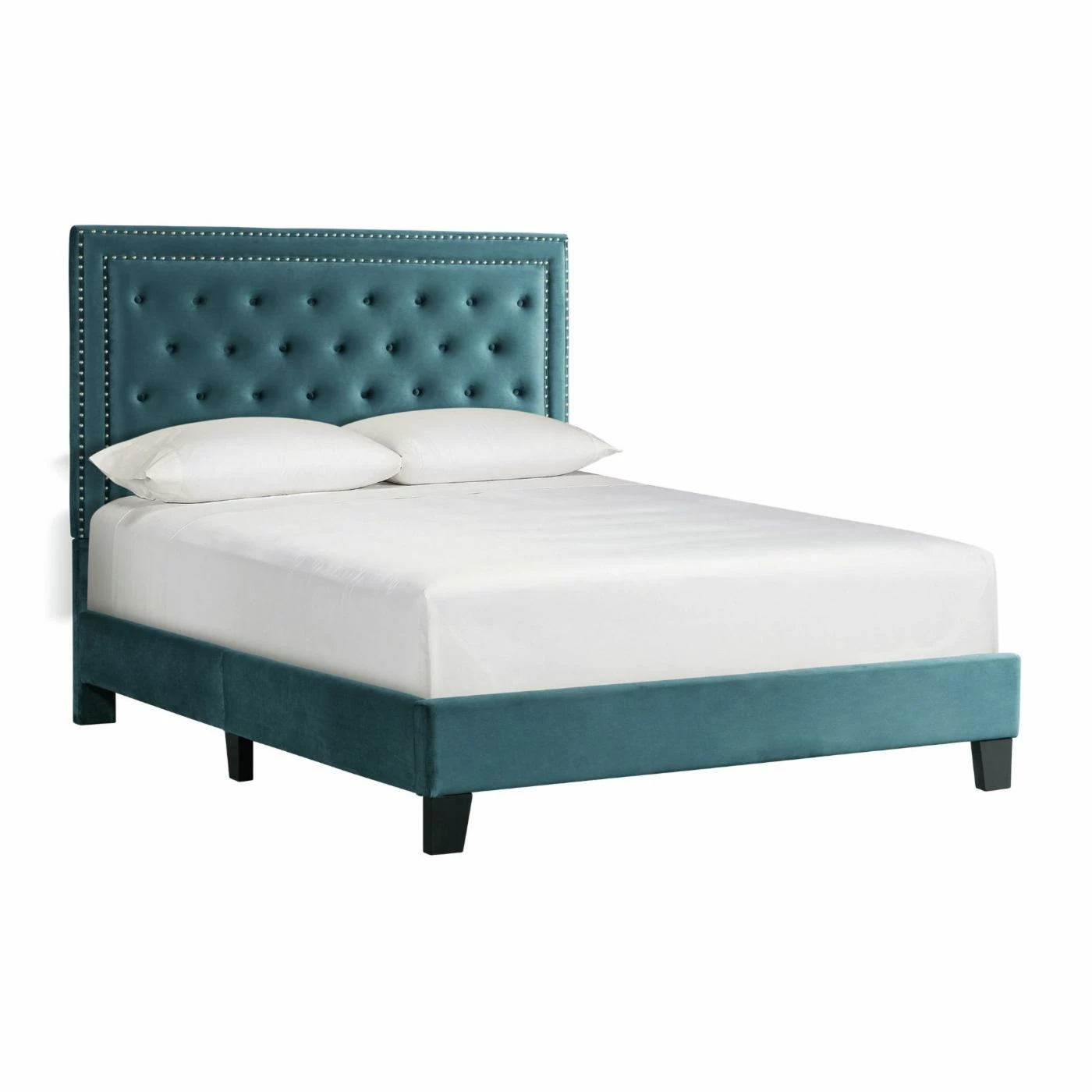 Hot Sale ⭐ Twin Picket House Furnishings Teagan Upholstered Platform Bed ⌛ 3 Hot Sale ⭐ Twin Picket House Furnishings Teagan Upholstered Platform Bed ⌛