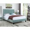 Best Sale 💯 Wallace & Bay California King Wallace & Bay Bates Upholstered Platform Bed ❤️