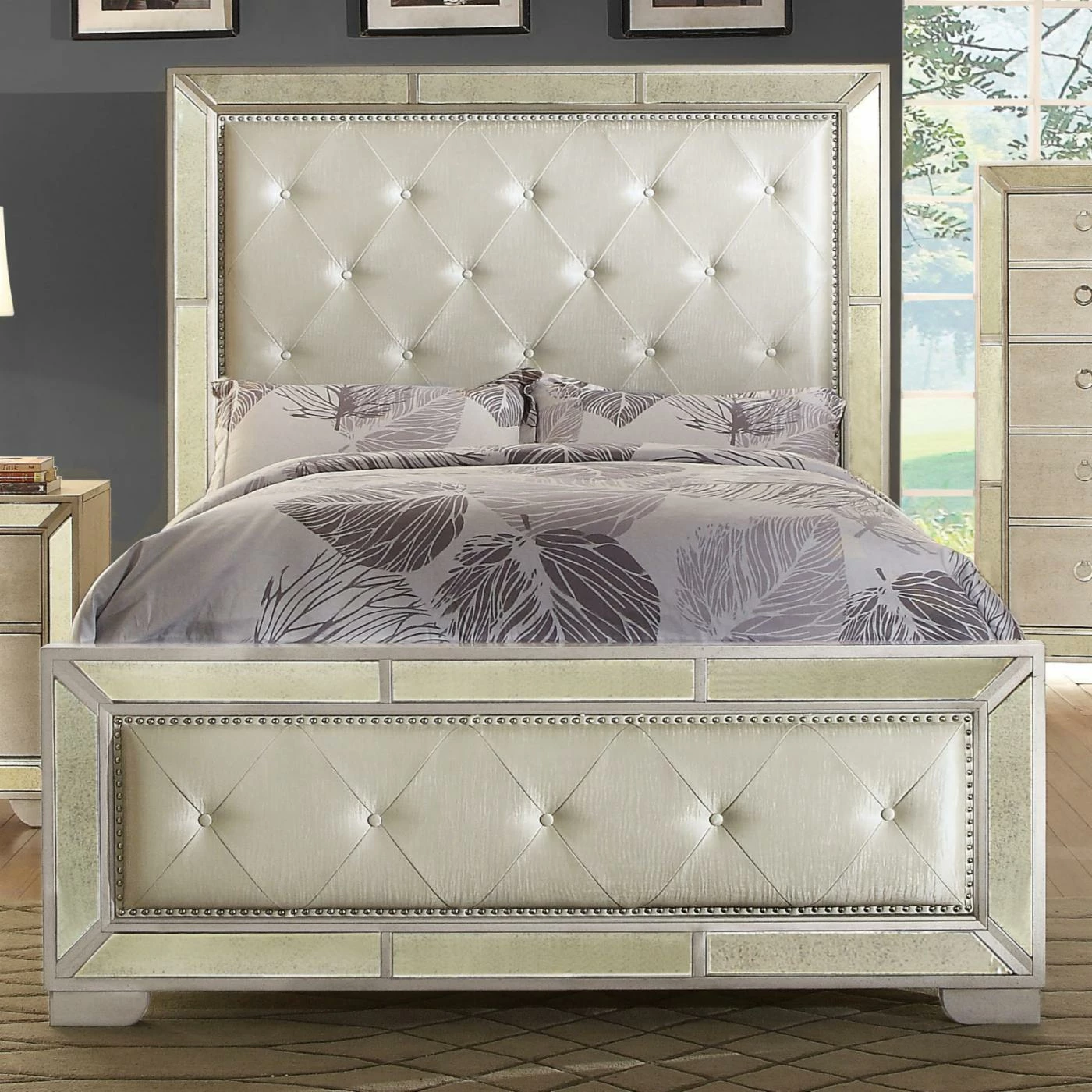 Buy π California King Furniture Of America Andriani Platform Bed π 3 Buy π California King Furniture Of America Andriani Platform Bed π
