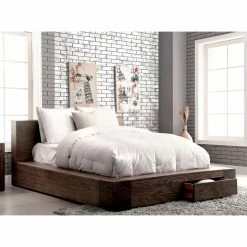 Cheapest βοΈ California King Furniture Of America Titania Platform Storage Bed π