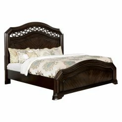 Hot Sale 👍 King Furniture Of America Petersen Wooden Panel Bed 💯