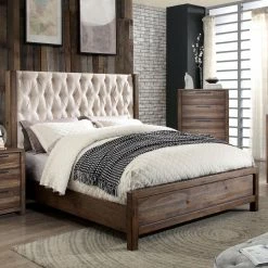Deals π King Furniture Of America Oakes Transitional Panel Bed β€οΈ
