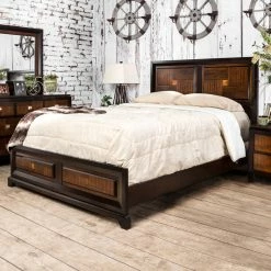 Hot Sale β¨ King Furniture Of America Alma Panel Bed π