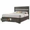 Best Sale 🛒 King Furniture Of America Rose Storage Platform Bed 💯 -Beds Shop masterENLB5015