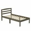 Best Sale 😀 Furniture Of America Mibby Twin Platform Bed - Wire-Brushed Gray 🛒