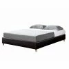 New ✔️ Queen Furniture Of America Noemmie Faux Leather Foundation Bed ❤️