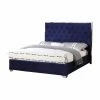 Wholesale 😀 California King Best Master Furniture Lexa Tufted Velour Platform Bed 😀 -Beds Shop masterFIRR234