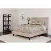 Best Pirce ⌛ King Flash Furniture Roxbury Tufted Upholstered Platform Bed With Pocket Spring Mattress ✔️ -Beds Shop masterFLSH2092