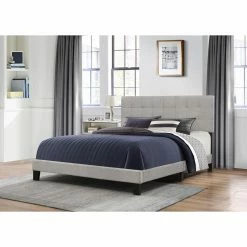 Hot Sale 😀 Hillsdale Furniture Full/Double Hillsdale Delaney Upholstered Low Profile Bed ❤️