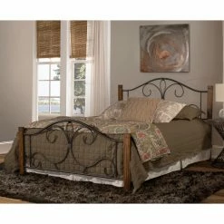 Cheapest ✨ King Hillsdale Furniture Destin Scroll Poster Bed 💯