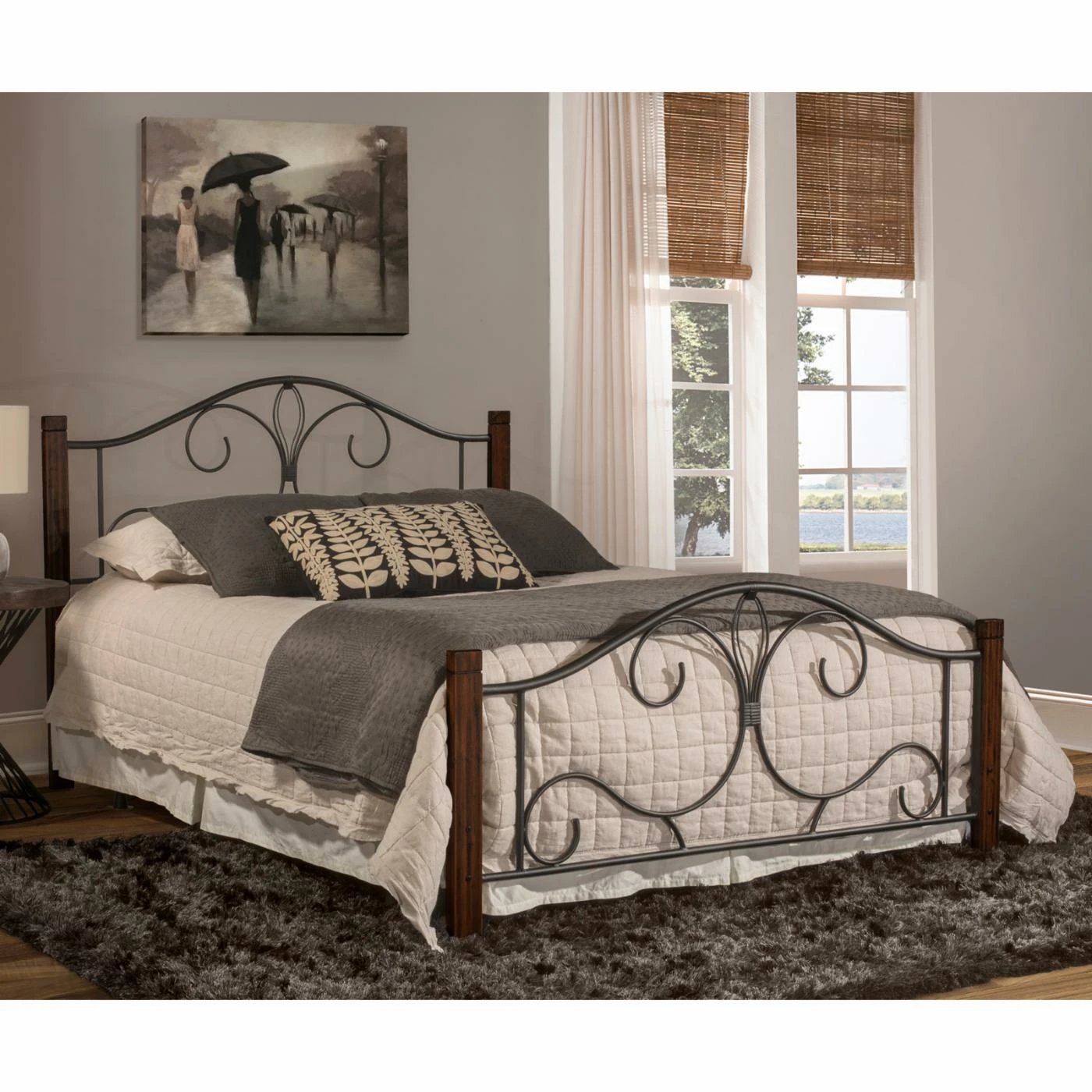 Wholesale π King Hillsdale Furniture Destin Scroll Bed π 3 Wholesale π King Hillsdale Furniture Destin Scroll Bed π