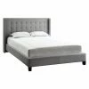 Coupon ✔️ King Chelsea Lane Capehart Upholstered Wingback Platform Bed 🎉 -Beds Shop masterHME2501