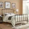 Brand new 🤩 King Weston Home Industrial Style Pipe Metal Panel Bed 🧨 -Beds Shop masterHME3365