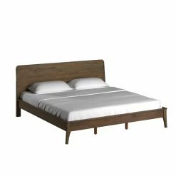 Best Pirce 🌟 King Weston Home Ulfric Mid-Century Platform Bed 🎁