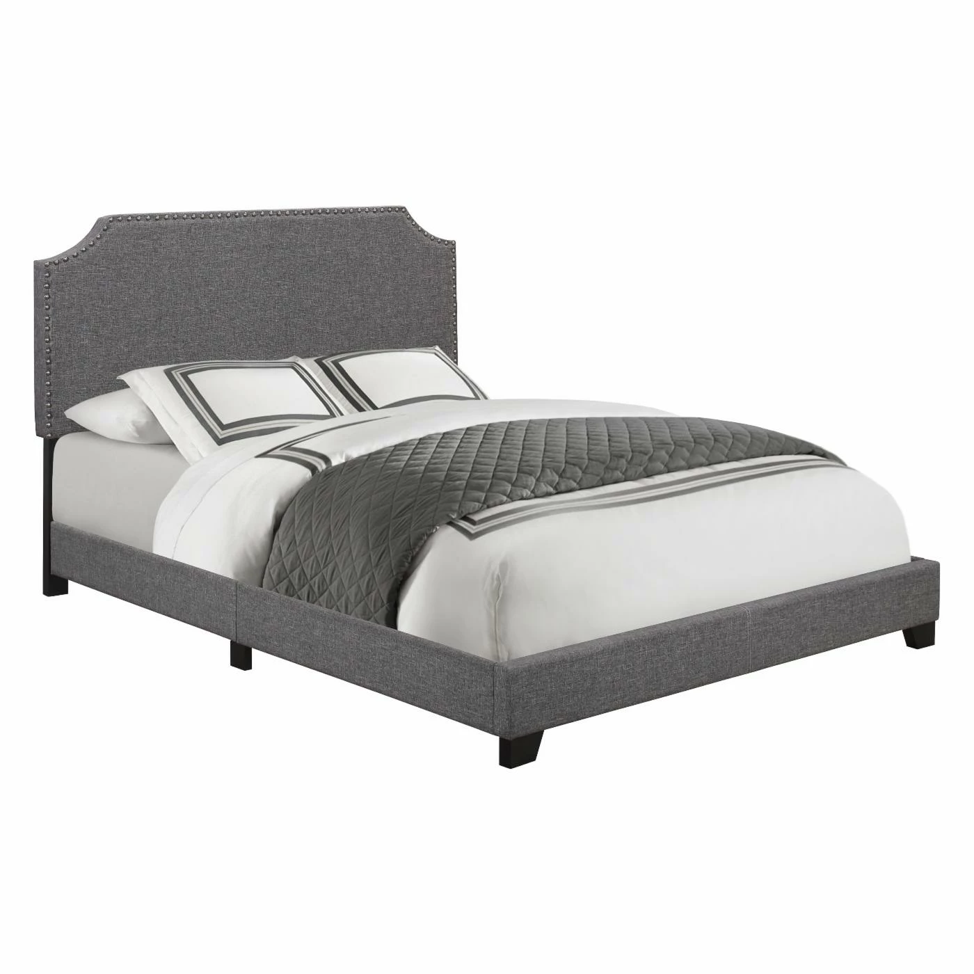 Brand new π Right2Home Clipped Corner Upholstered King Platform Bed π₯ 3 Brand new π Right2Home Clipped Corner Upholstered King Platform Bed π₯