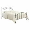 Deals π HomeFare Scrolled Metal Panel Bed - King π 1 Deals π HomeFare Scrolled Metal Panel Bed - King π -Beds Shop masterHOMM2257