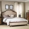 Best Pirce 👏 California King Hooker Furniture Leesburg Upholstered Bed With Wood Rails ✔️ -Beds Shop masterHOOK4265