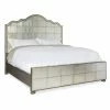 Budget 🤩 King Hooker Furniture Arabella Mirrored Low Profile Bed 😀 -Beds Shop masterHOOK5557