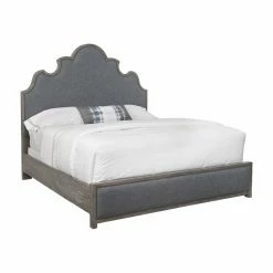 Discount ✨ California King Hooker Furniture Beaumont Upholstered Panel Bed 🛒